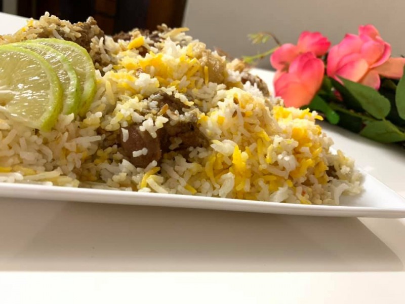 Kachchi Biryani (Mutton biryani)